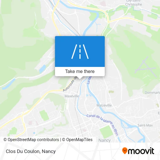 Clos Du Coulon map