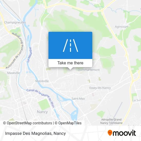 Impasse Des Magnolias map