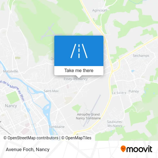 Avenue Foch map