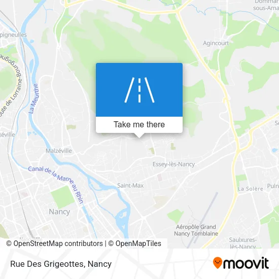 Rue Des Grigeottes map