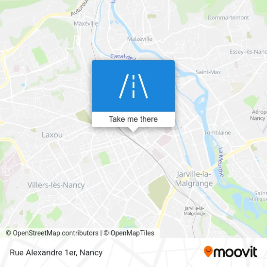 Rue Alexandre 1er map
