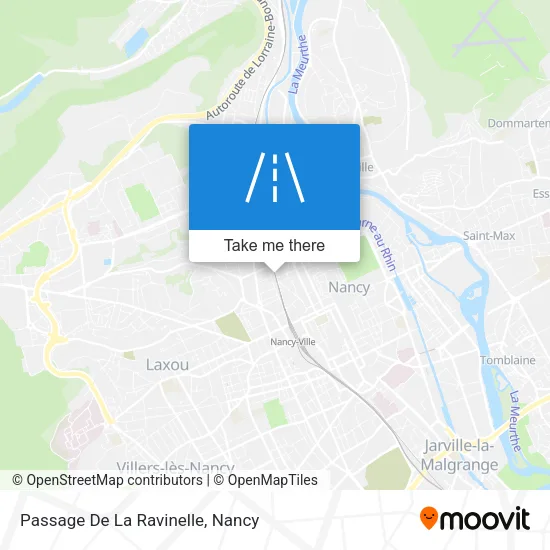 Passage De La Ravinelle map