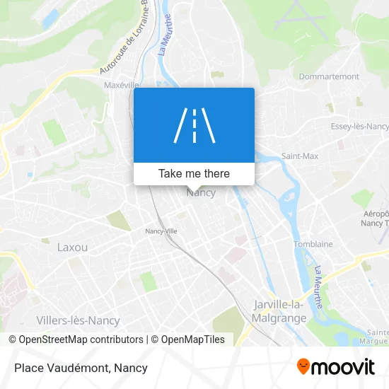 Place Vaudémont map