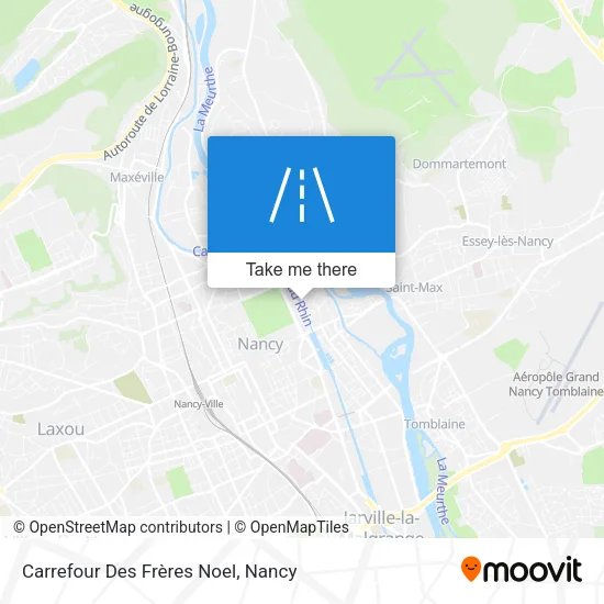 Carrefour Des Frères Noel map