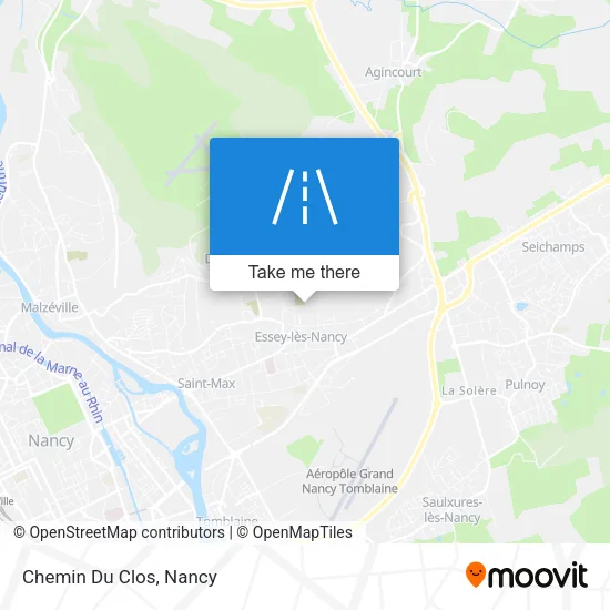 Chemin Du Clos map