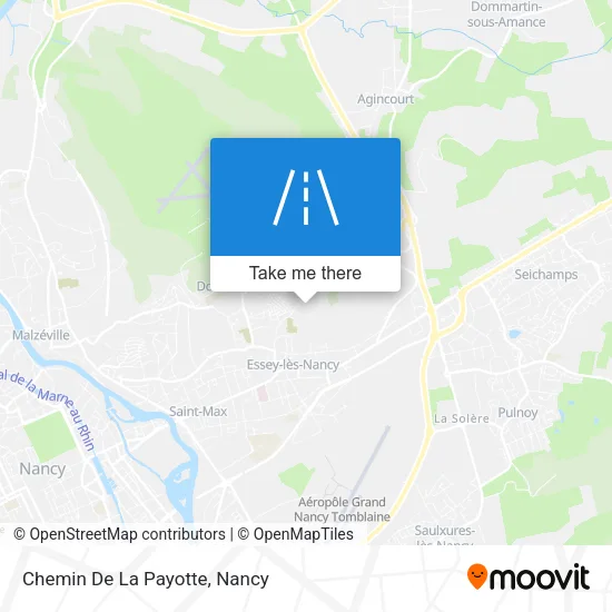 Chemin De La Payotte map