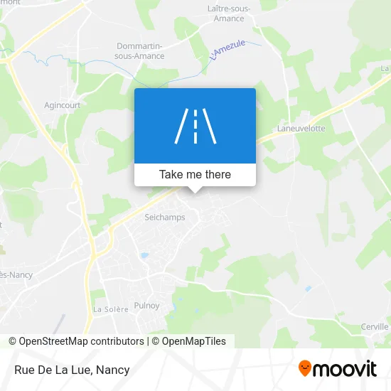 Rue De La Lue map
