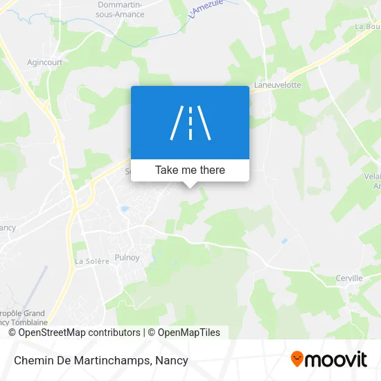 Chemin De Martinchamps map