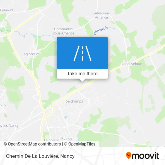 Chemin De La Louvière map