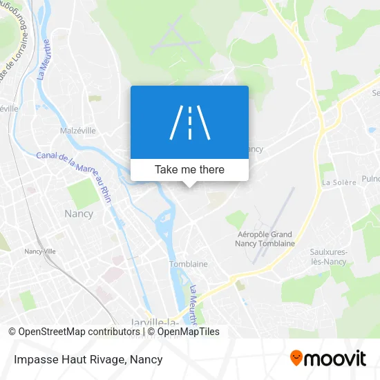 Impasse Haut Rivage map