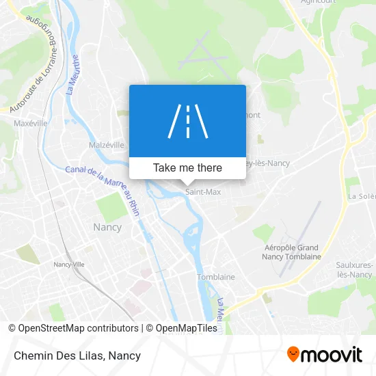 Chemin Des Lilas map