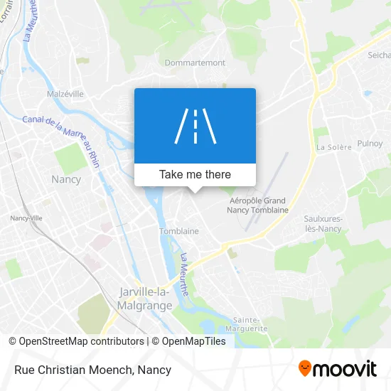Rue Christian Moench map