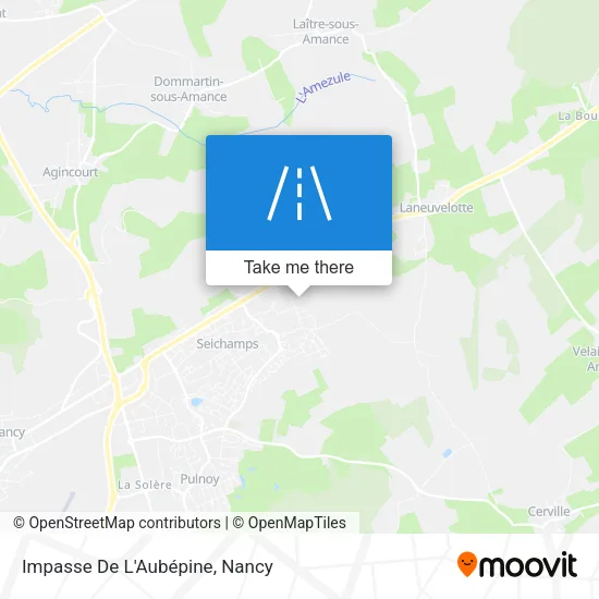 Impasse De L'Aubépine map