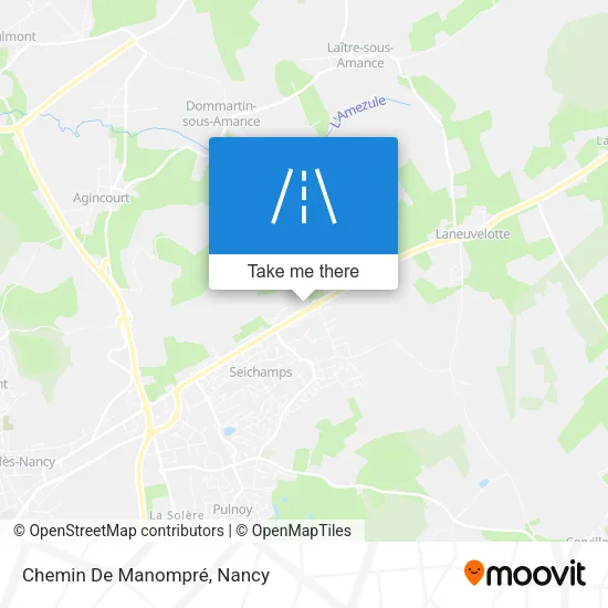 Chemin De Manompré map