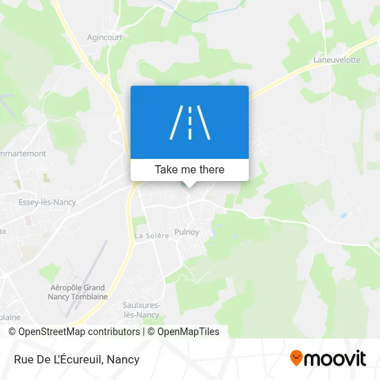 Rue De L'Écureuil map