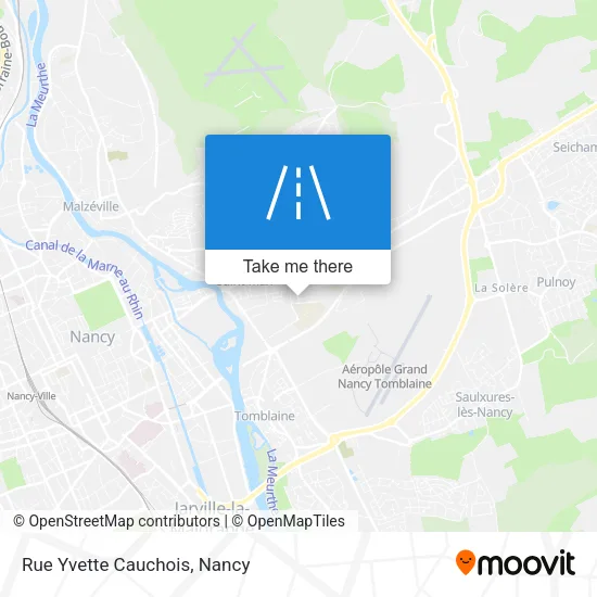 Rue Yvette Cauchois map