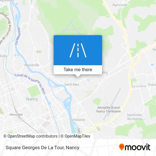 Square Georges De La Tour map
