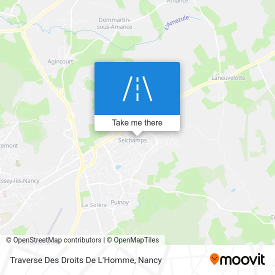 Traverse Des Droits De L'Homme map