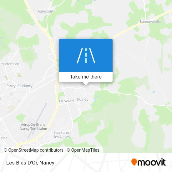 Les Blés D'Or map