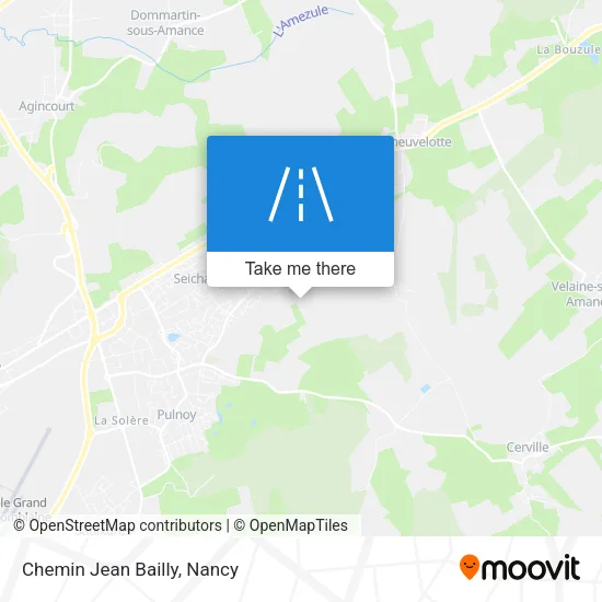 Chemin Jean Bailly map