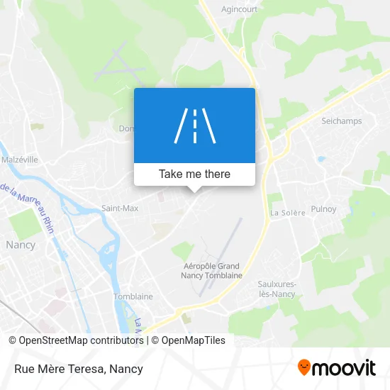 Rue Mère Teresa map