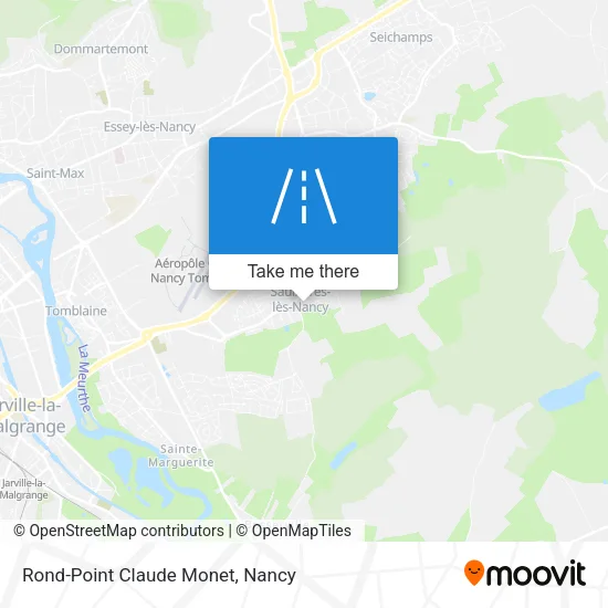 Rond-Point Claude Monet map
