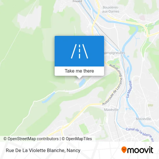 Rue De La Violette Blanche map