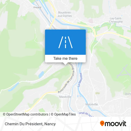 Chemin Du Président map