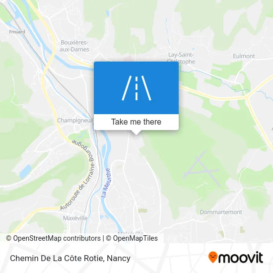 Chemin De La Côte Rotie map