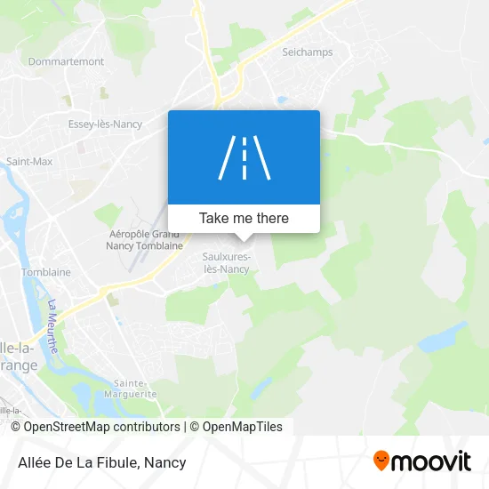 Allée De La Fibule map