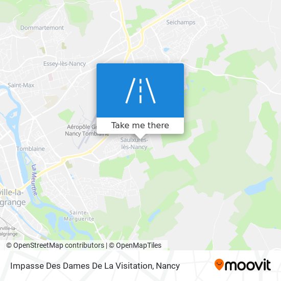 Mapa Impasse Des Dames De La Visitation