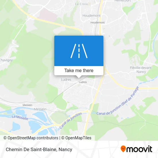 Chemin De Saint-Blaine map