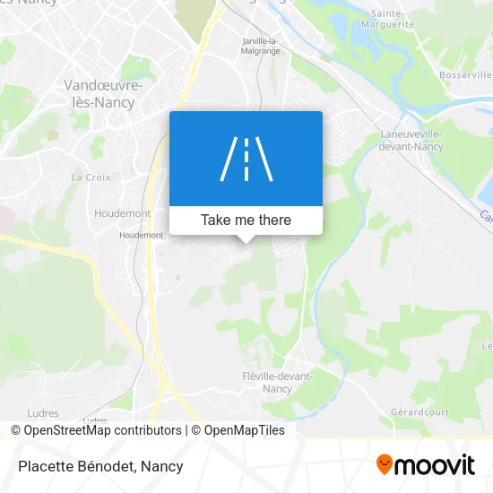 Placette Bénodet map