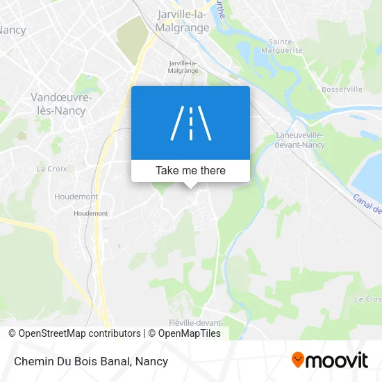 Chemin Du Bois Banal map
