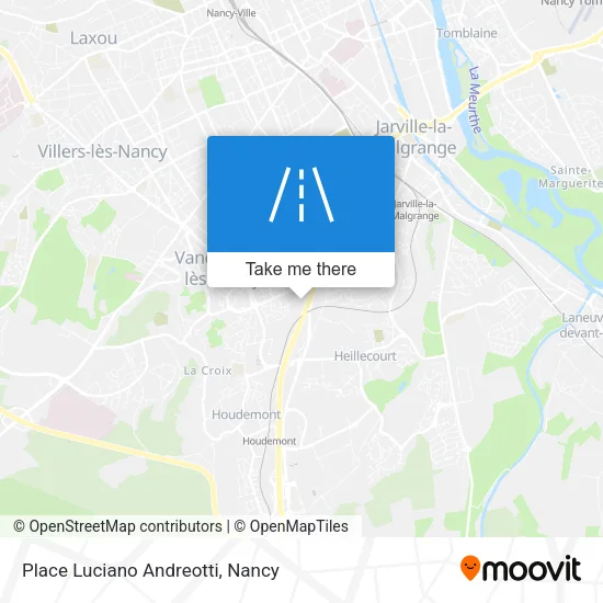 Place Luciano Andreotti map