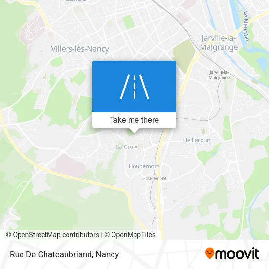 Rue De Chateaubriand map