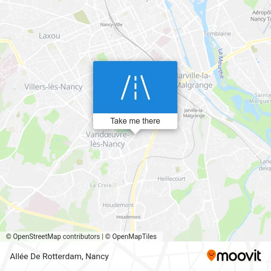 Allée De Rotterdam map
