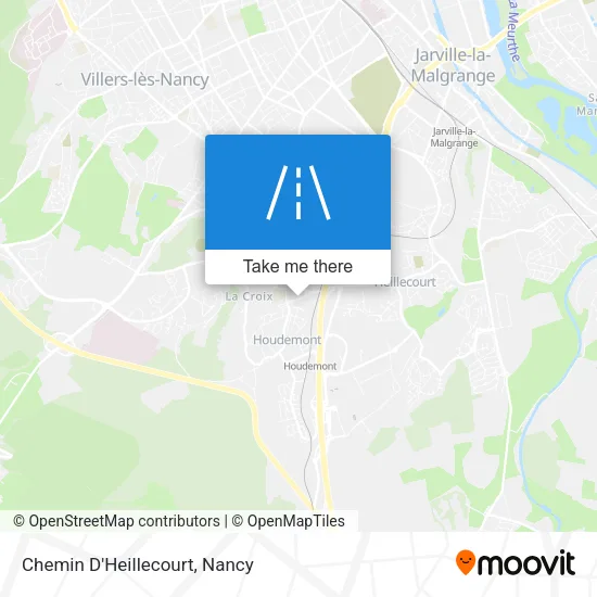 Chemin D'Heillecourt map