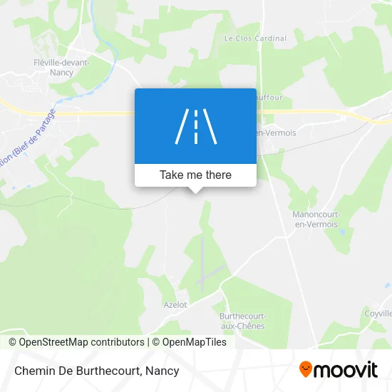 Chemin De Burthecourt map