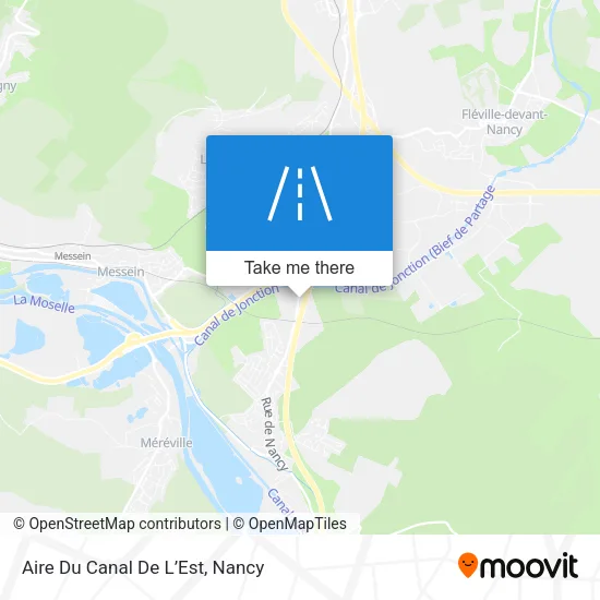 Aire Du Canal De L’Est map