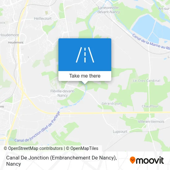 Canal De Jonction (Embranchement De Nancy) map