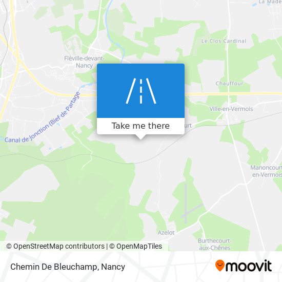 Chemin De Bleuchamp map