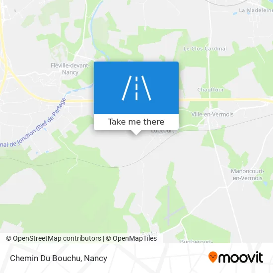 Chemin Du Bouchu map