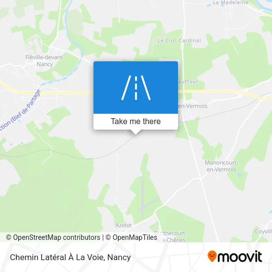 Chemin Latéral À La Voie map