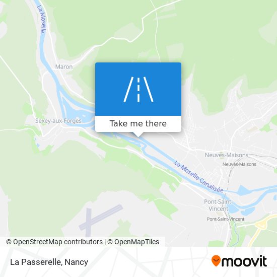 La Passerelle map