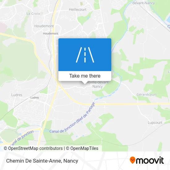 Chemin De Sainte-Anne map