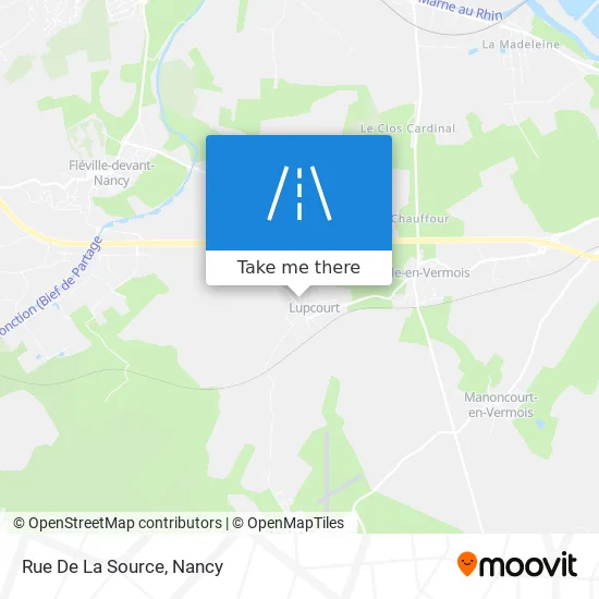 Rue De La Source map
