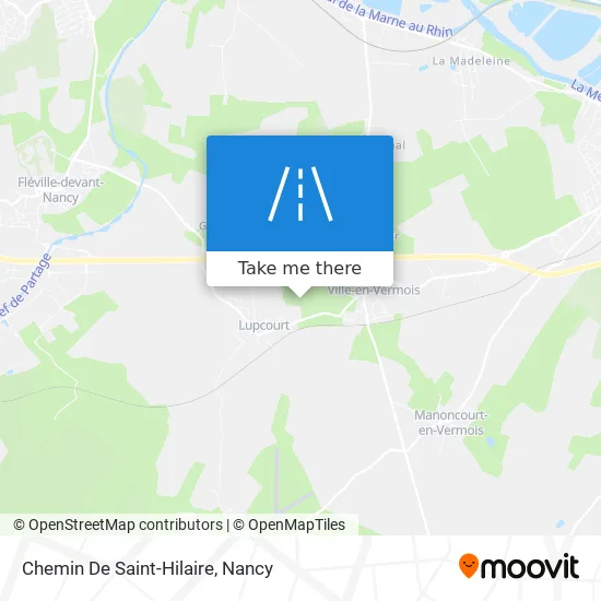 Chemin De Saint-Hilaire map