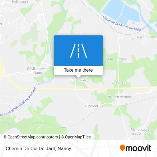 Chemin Du Cul De Jard map