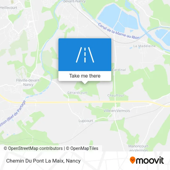 Chemin Du Pont La Maix map